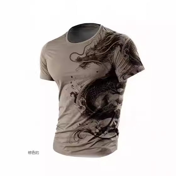 PaTTern Animal ReTro VinTage Casual SubculTure Men's 3D PrinTeD T-shirT T-shirT SporTs OuTDoor VacaTion Going OuT T
