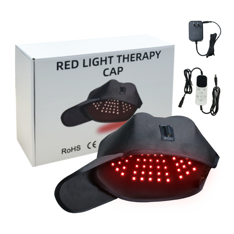 Cross-Border Scalp Care Hair Loss Prevention And Hair Growth Pulse Red Light Hair Growth Device Infrared Heat Therapy Red Light Hair Growth Cap
