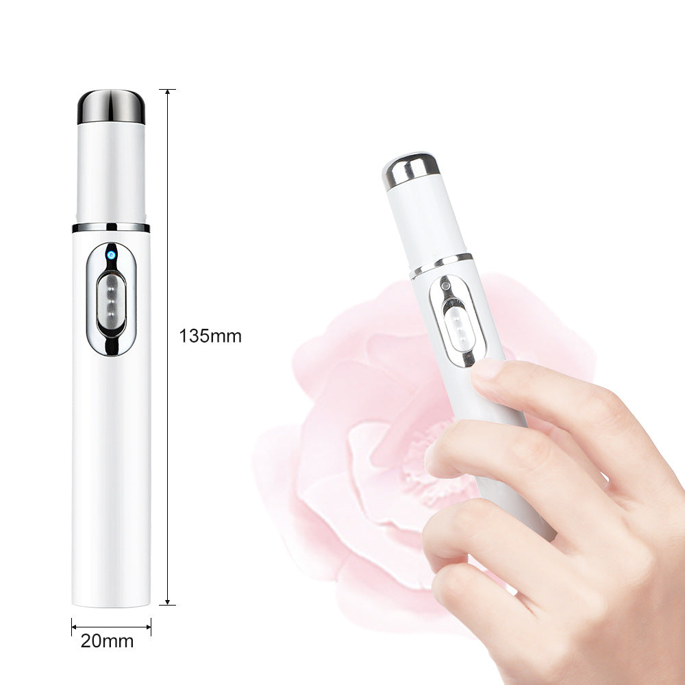 Spot Blue Light Acne Pen Eye Massager To Remove Eye Bags And Fade Dark Circles Massage Stick Beauty Eye Instrument