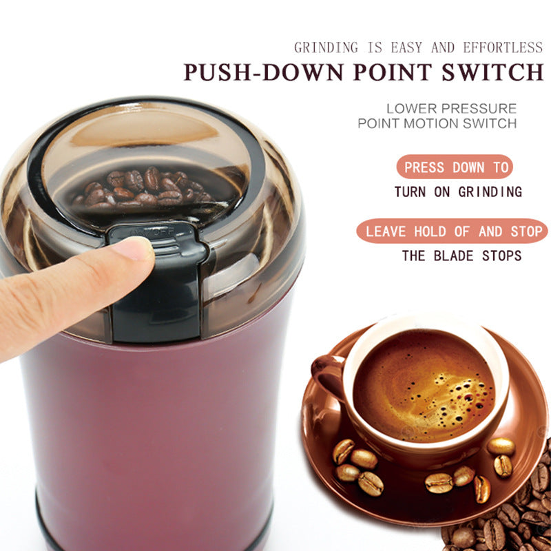 Household Electric Grinder Food Bean Grinder Seasoning Miscellaneous Grains Traditional Chinese Medicine Coffee Grinder Mini Grinder