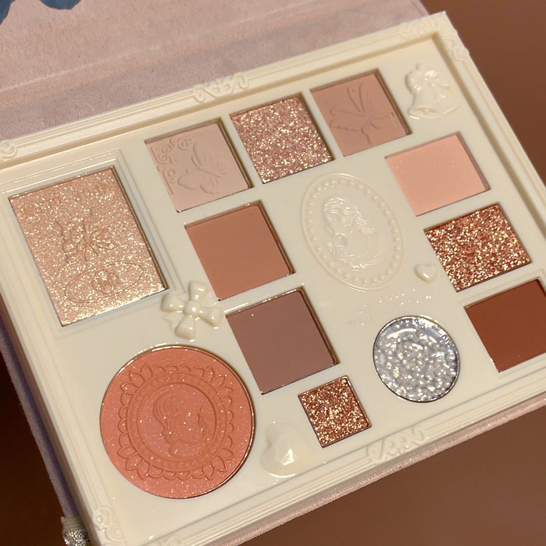 MUGELEEN Dream Goddess 12 Color Eyeshadow Plate Waterproof And Sweatproof Eyeshadow Plate