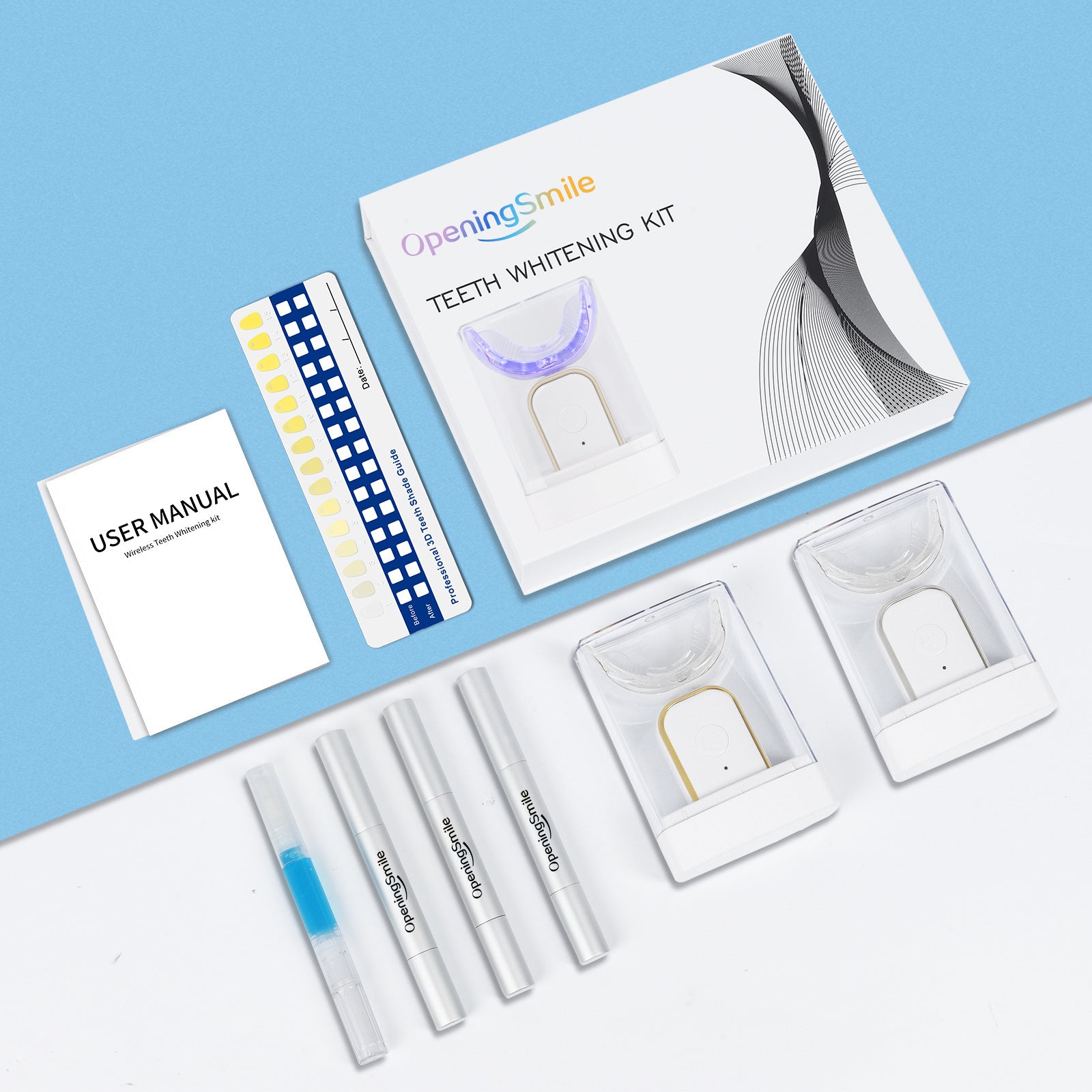 OpeningSmile Teeth Beauty Instrument New Teeth Whitening Teeth Gel Pen Set To Eliminate Yellow Home Teeth Beauty Instrument