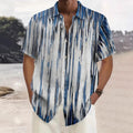 New Arrival Seaside Hawaiian Flower Shirt Men's Half-Sleeve Quick-Dry Beach Short-Sleeved Flower Shirt For Men And Women