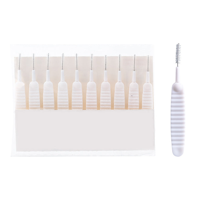 Creative Flower Wine Nozzle Small Hole Cleaning Brush Tight Hole Anti-blocking Gap Dustproof Dredger 10 Pieces