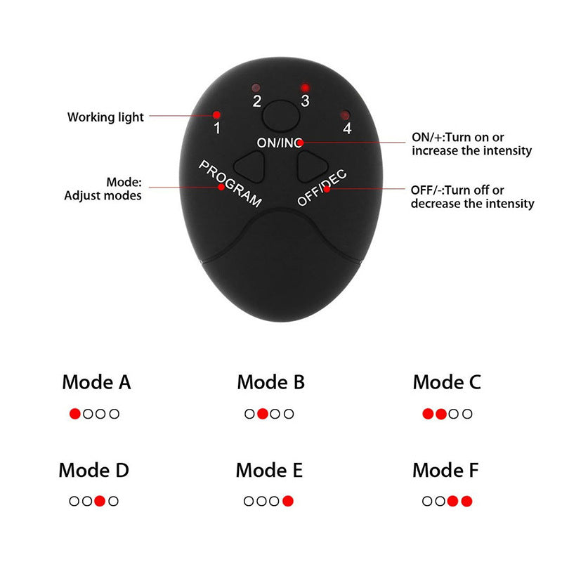 Mipreco Beautiful Buttocks Instrument Hip Trainer Unisex Hip Stickers Lazy Fitness Massager