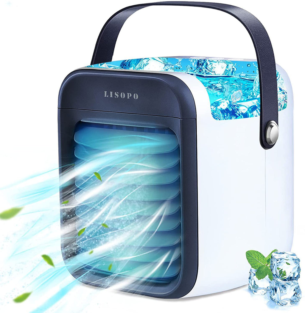 Portable Air Conditioner Rechargeable Evaporative Air Cooler Personal Space Air Purifier