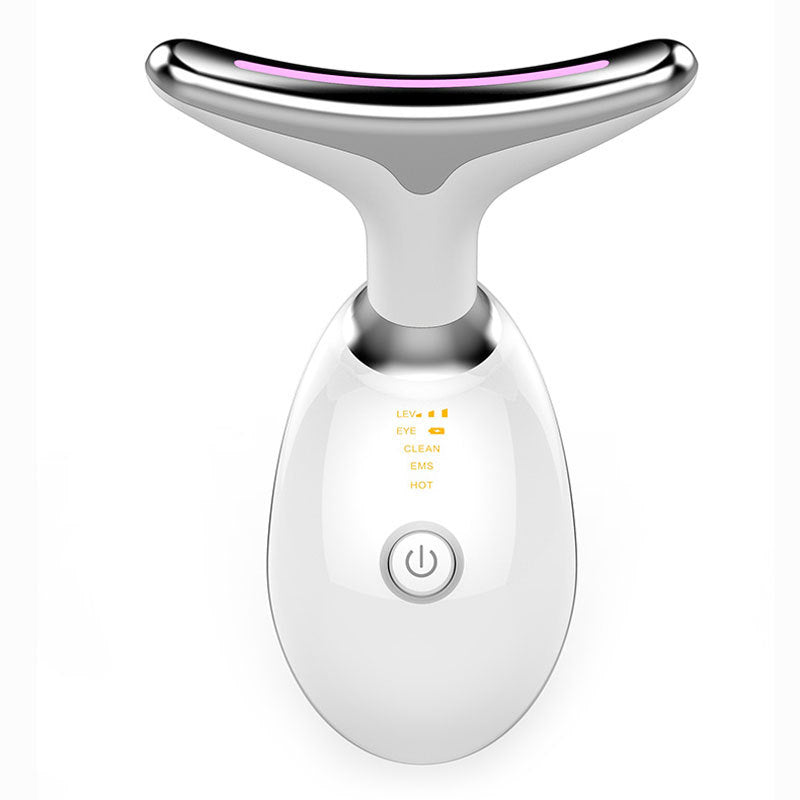 Cross-border Hot-selling Household Neck Beauty Instrument Introduction Instrument Neck Pattern Instrument Light Skin Rejuvenation Facial Import Massage Instrument Neck Protector