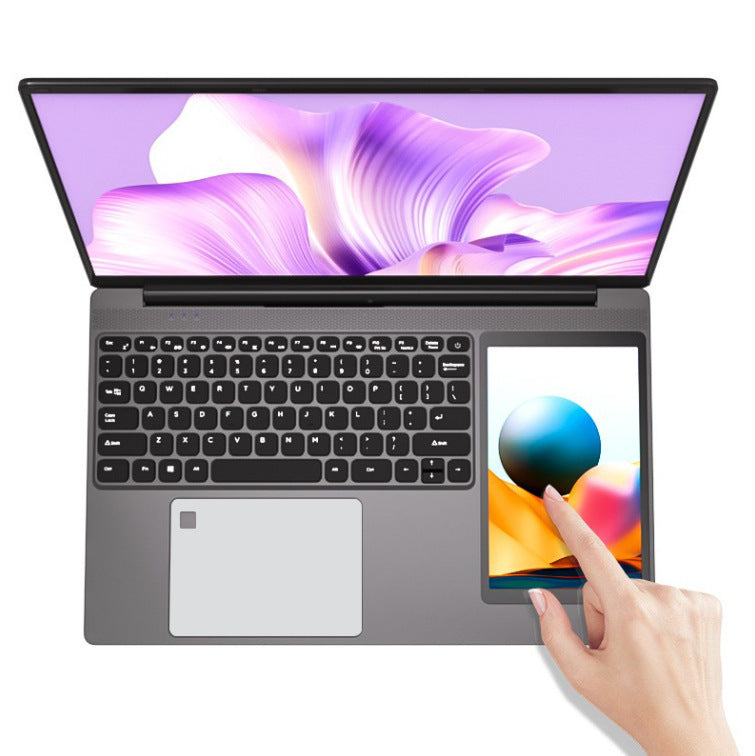 15.6inch + 7inch Touch Screen Business Office Notebook N100 Laptop Dual Screen Design Laptop Wholesale
