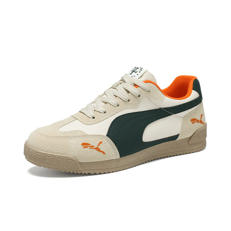 2025 Spring Casual Shoes Fashion Versatile Sneaker Breathable Comfortable Retro Platform Shoes Fashion Brand Plus Size Men's Shoes
