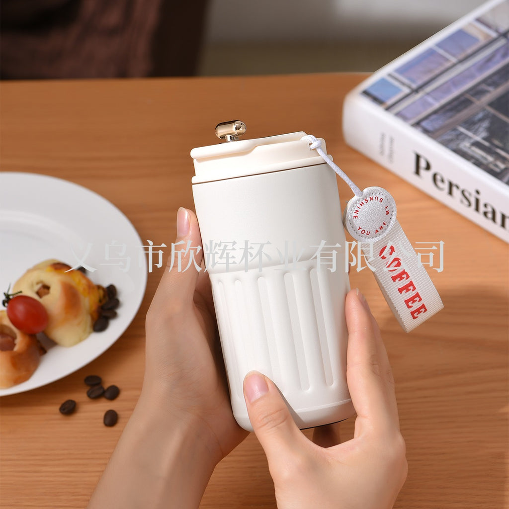 New Coffee Vacuum Cup 316 Inner Stainless Steel Male And Female High-looking Portable Water Cup Advanced Gift Cup