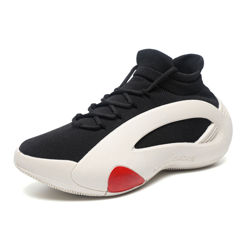 Socks And Shoes Wholesale Mesh Fin Comfortable Thick-Soled Casual Dad Shoes Summer New Lightweight Personalized Balanced Men's Shoes