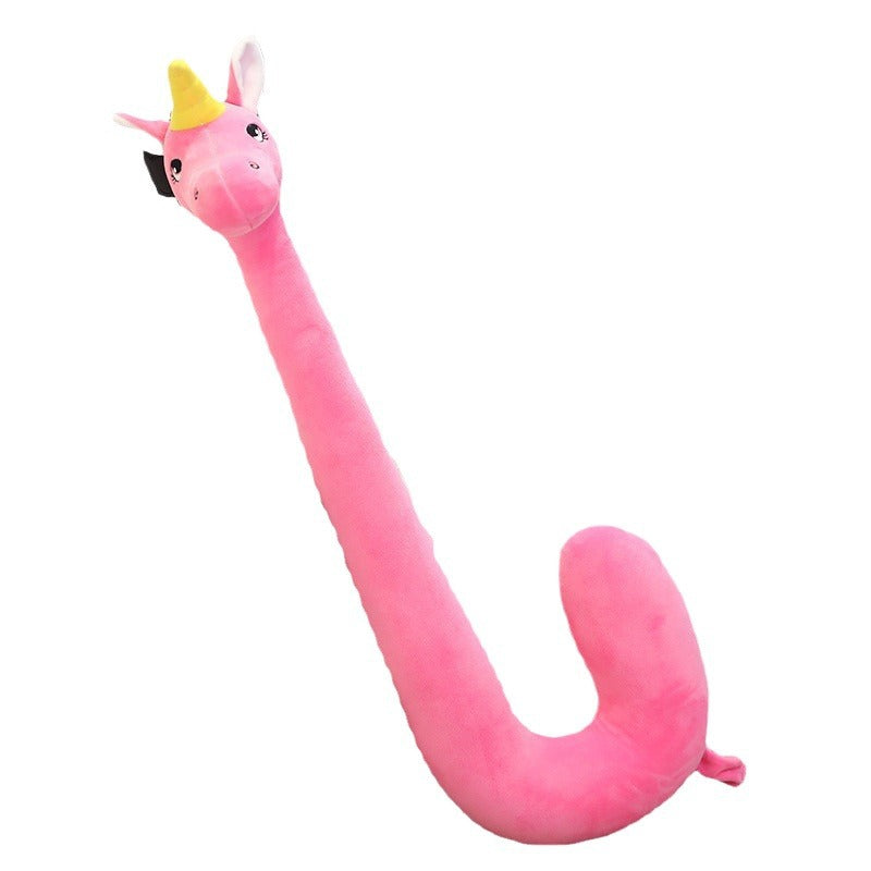 Cartoon Animal U-shaped Pillow Removable Mobile Phone Stand Bed Watching Tv Hanging Neck Cervical Spine Pillow Lazy Stand