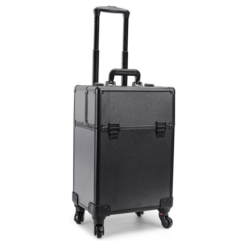 Large-capacity Professional Trolley Luggage, Professional Tattoo Makeup Case, Makeup Eyelashes And Nail Art Furniture And Beauty Tool Storage