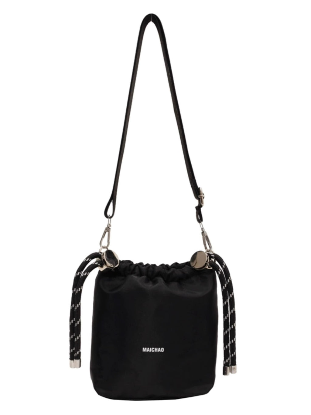 Canvas Bag Women's Autum 2025 New Fashion Niche Design Single Shoulder Crossbody Bag High-End Western Style Bucket Bag