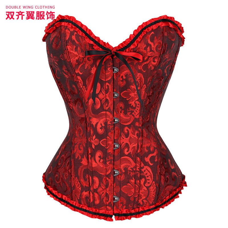 Cross-border Amazon European And American Shaper Waist Seal Bridal Dress Court Corset Retro Corset Corset