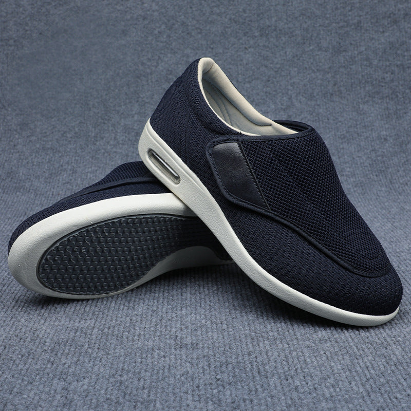 Comfortable Mothers Shoes For Middle-aged Elderly Ladies - Soft Leather Loafers Arch Support