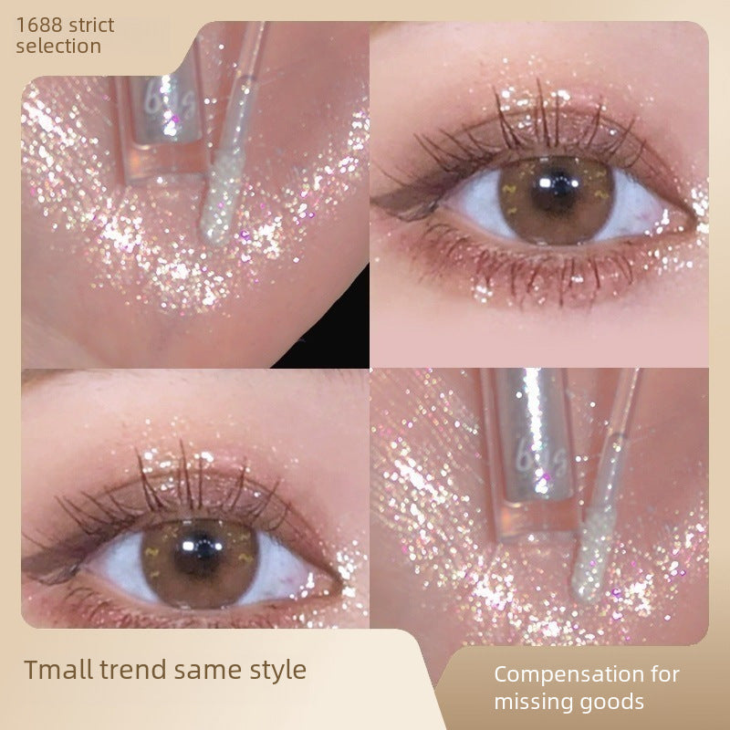 Bvg High-gloss Liquid Multi-color Eye Shadow Fine Flash Flash Sparkling Diamond Sequins A Drop Of Tears Liquid Eye Shadow