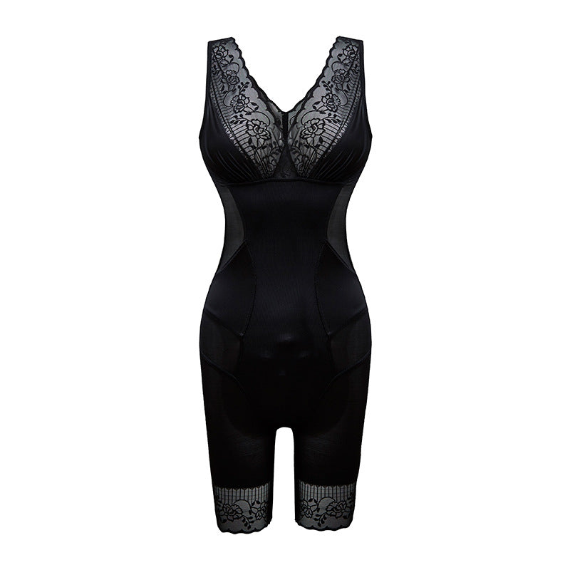 Classic Beauty-Enhancing Women's Shapewear Bodysuit With Waist Shaping And Postpartum Care, Cross-Body Shaping Bodysuit For Women