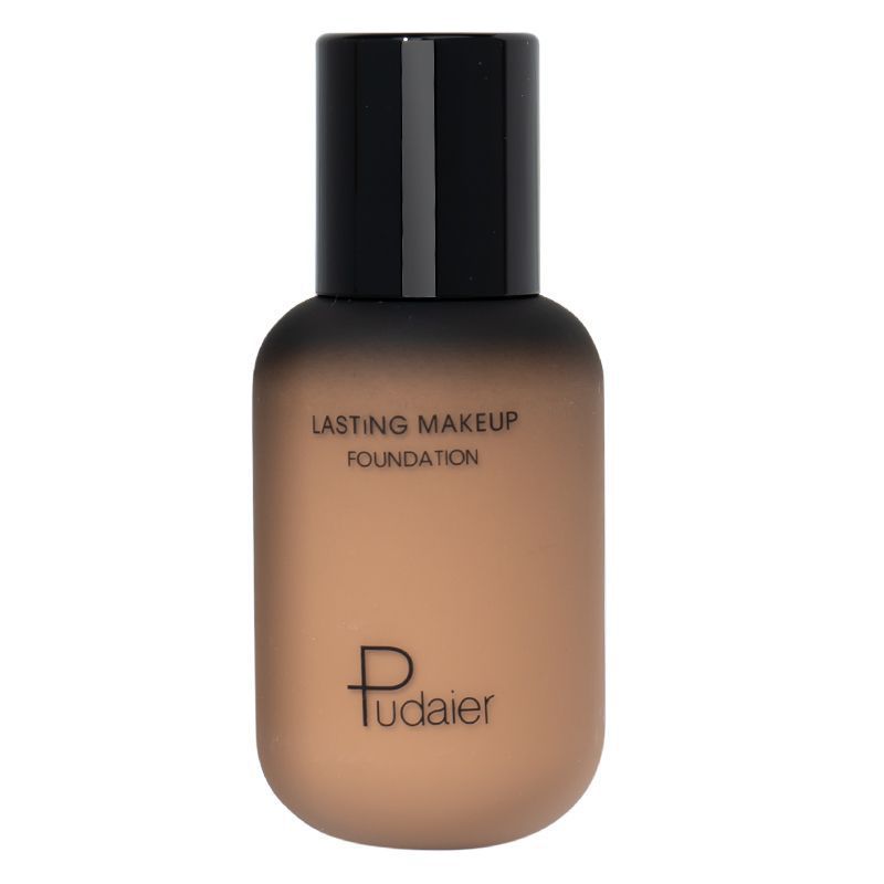 Wheat Liquid Foundation European And American Makeup Yellow Black Leather Dark Bronze Small Bottle Black Makeup Women