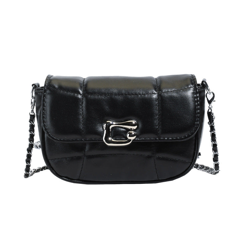 Silver Bag For Women 2025 New Trendy Niche Design Chain Armpit Shoulder Bag High-Quality Texture Crossbody Bag For Women