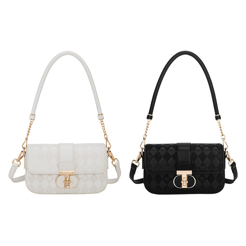 Bags For Women, Versatile 2025 New Niche Design Bags, High-End Baguette Underarm Quilted Single Shoulder Crossbody Bag For Women