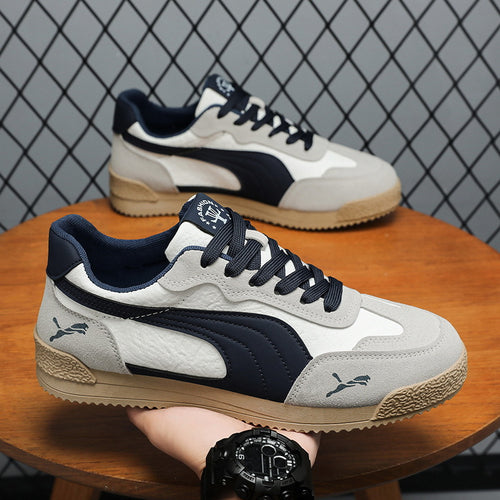 2025 Spring Casual Shoes Fashion Versatile Sneaker Breathable Comfortable Retro Platform Shoes Fashion Brand Plus Size Men's Shoes