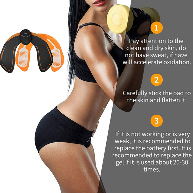 Mipreco Beautiful Buttocks Instrument Hip Trainer Unisex Hip Stickers Lazy Fitness Massager