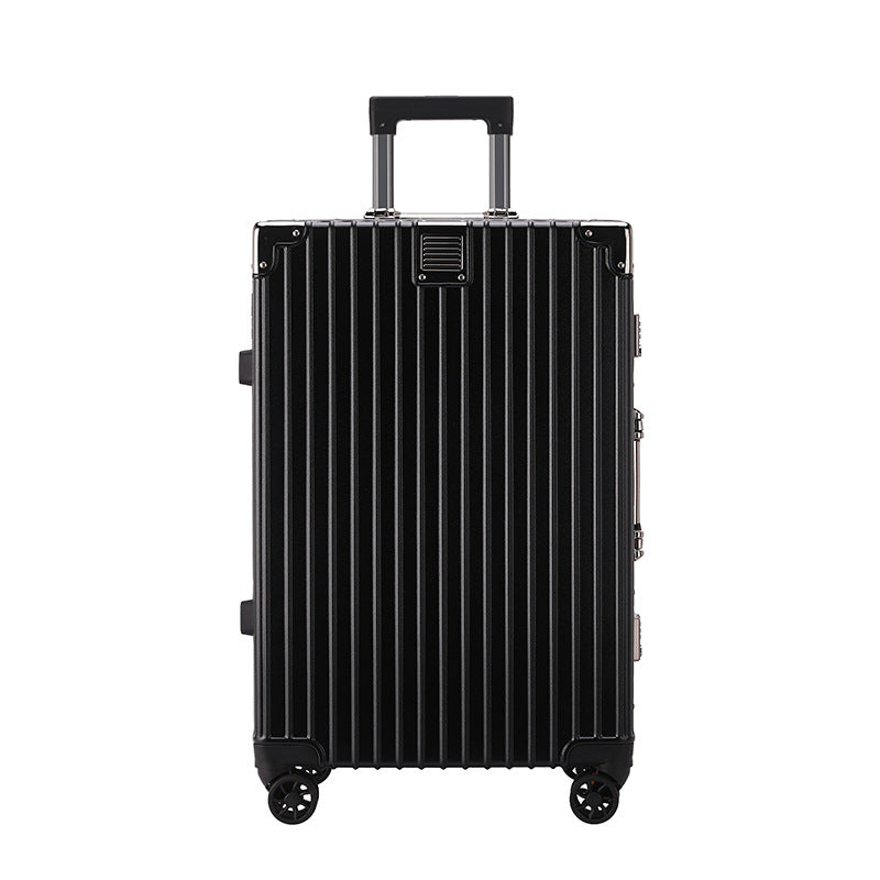 Suitcase For Male Students, Large-Capacity Aluminum Frame Password Box, Female Suitcase, Strong And Durable, Thickeneded Trolley Case With Universal Wheels