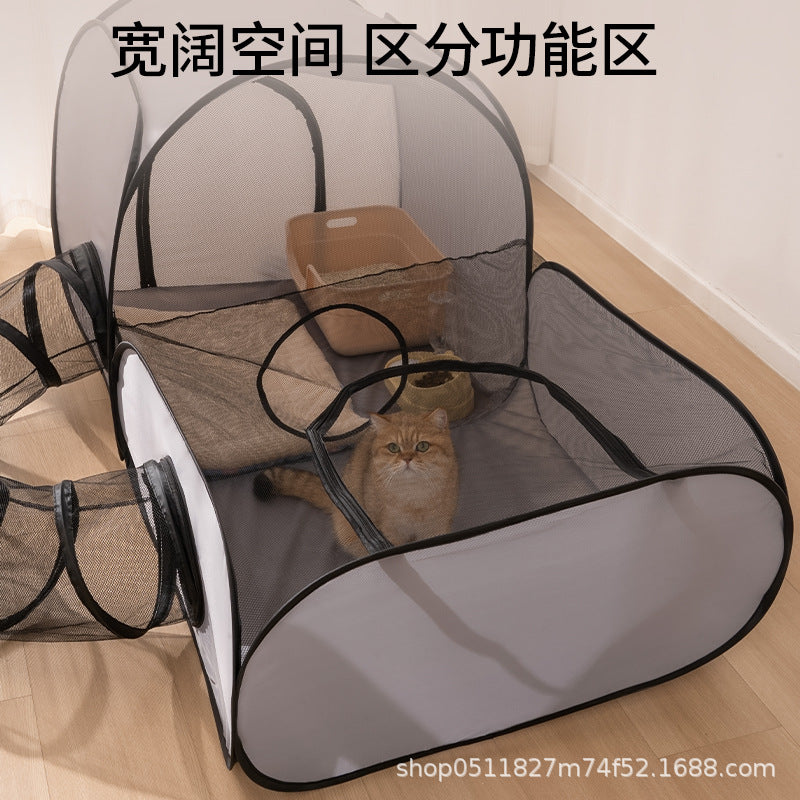 Pet Supplies Cat Nest Fence Pet Nest Cat Nest Pet Delivery Room Breathable Removable And Washable Foldable Pet Cage Tunnel