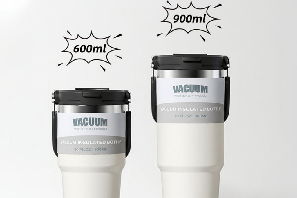Cross-Border Insulated Cup 30oz Car Cup Stainless Steel Portable Giant Vacuum Straw Cold