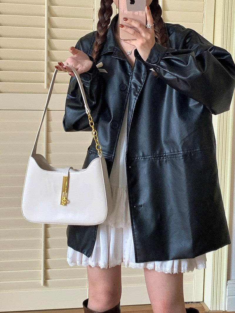 High-end Niche Design Bag Women's 2025 New Ins All-match Fashion Underarm Bag Texture Fashion Shoulder Bag