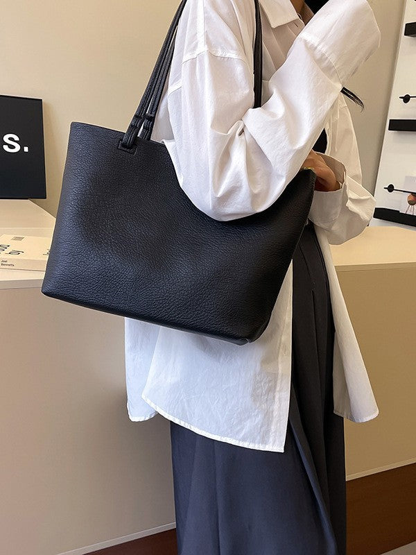 Cross-border Tote Bag Women's 2024 New Style Fashionable Large Capacity Mother-child Bag All-match Stylish Shoulder Handbag