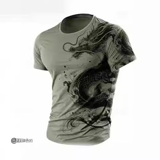 PaTTern Animal ReTro VinTage Casual SubculTure Men's 3D PrinTeD T-shirT T-shirT SporTs OuTDoor VacaTion Going OuT T