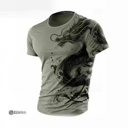 PaTTern Animal ReTro VinTage Casual SubculTure Men's 3D PrinTeD T-shirT T-shirT SporTs OuTDoor VacaTion Going OuT T