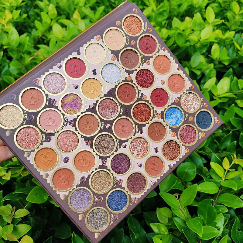 Cross-border Foreign Trade New 42-color Eyeshadow Plate Pearlescent Matte Glitter Sequined Makeup Plate Stage Makeup COS Palette