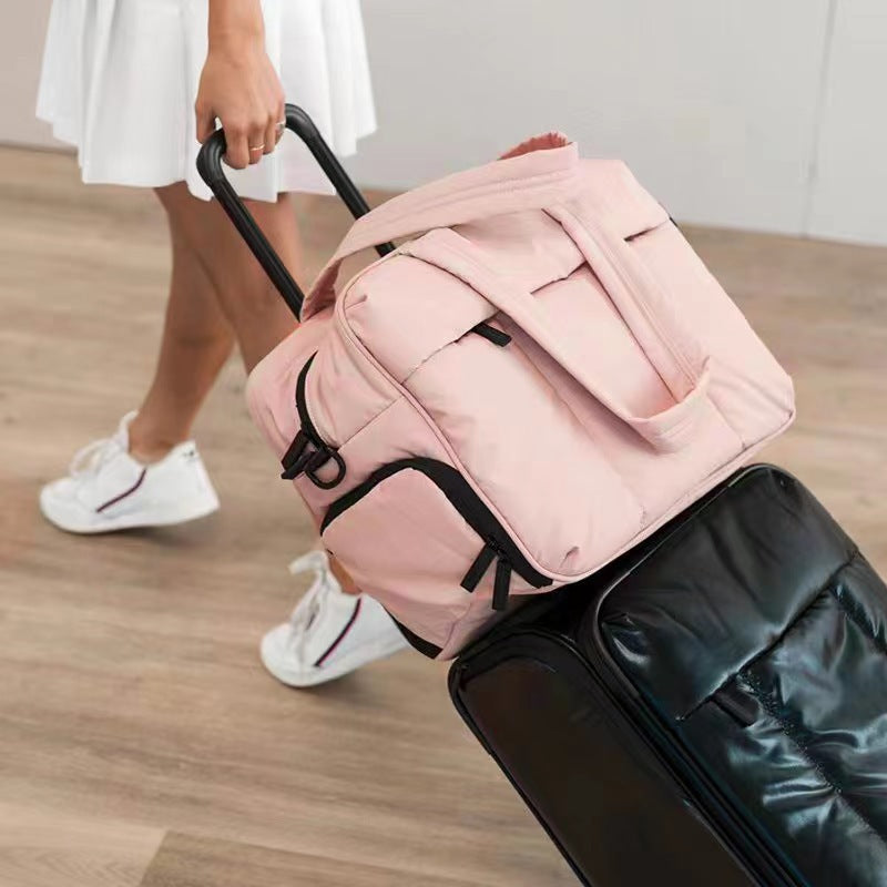 Single-shoulder Portable Tote Bag Winter Padded Bag Ladies Large-capacity