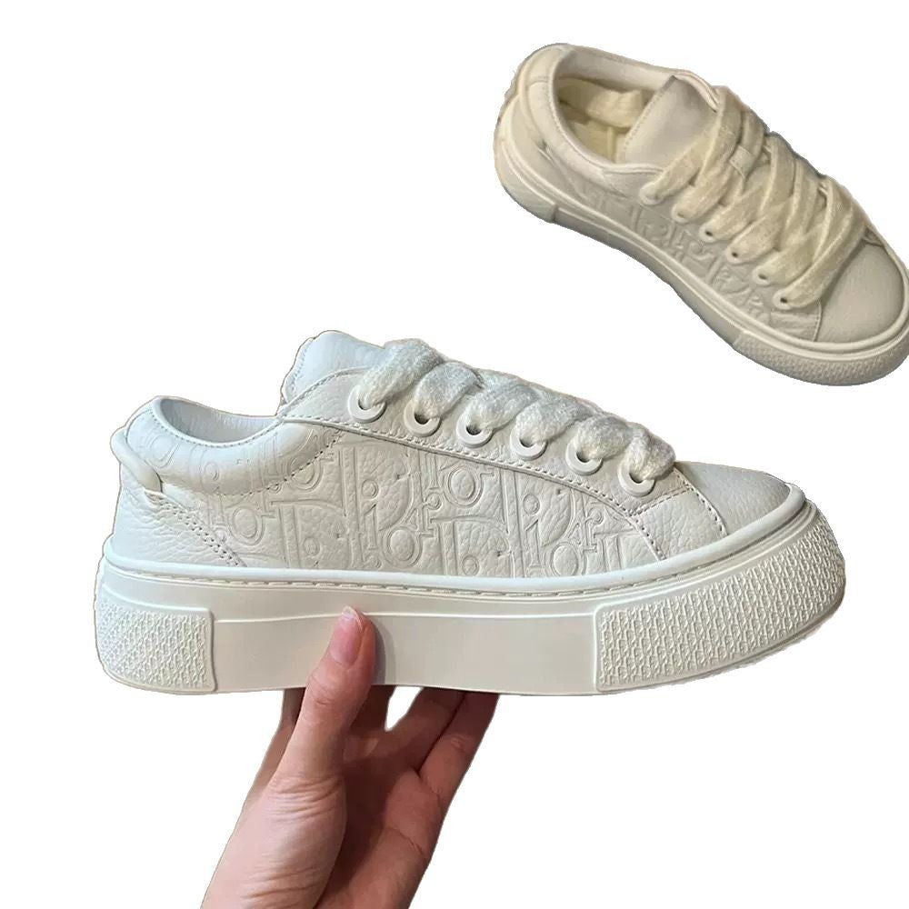D 2025 New High Version B33 Series Jacquard Sneaker Men And Women Lovers Leather Shoes Stitching Casual Shoes Women
