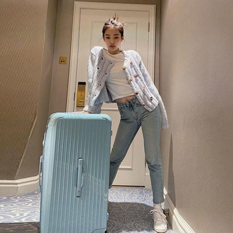 2025 New Large-Capacity Suitcase 26 Inches 28 Anti-Fall Flat Lake Suitcase Trolley Case Men's Suitcase Women's Password Box