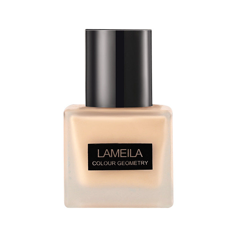 Lamera Small Square Bottle Foundation Liquid Clear Concealer Moisturizing Not Card Powder Natural Service Lasting Not Easy To Take Off Makeup BB Cream