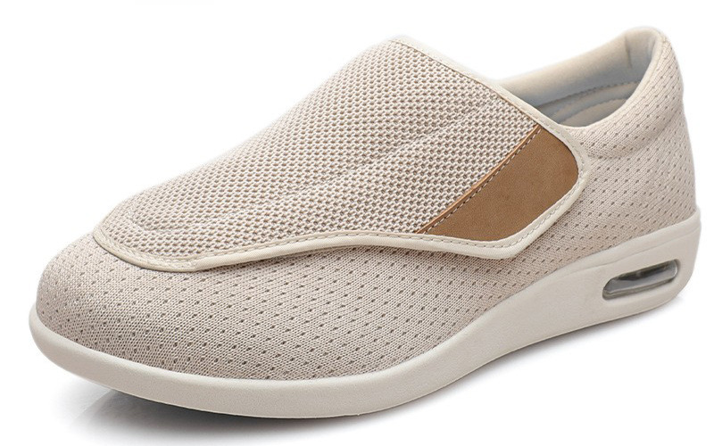 Comfortable Mothers Shoes For Middle-aged Elderly Ladies - Soft Leather Loafers Arch Support