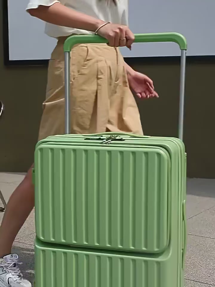Wide Handle Front opening Luggage