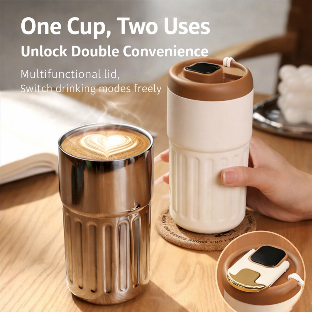 Creative-coffee thermos cup