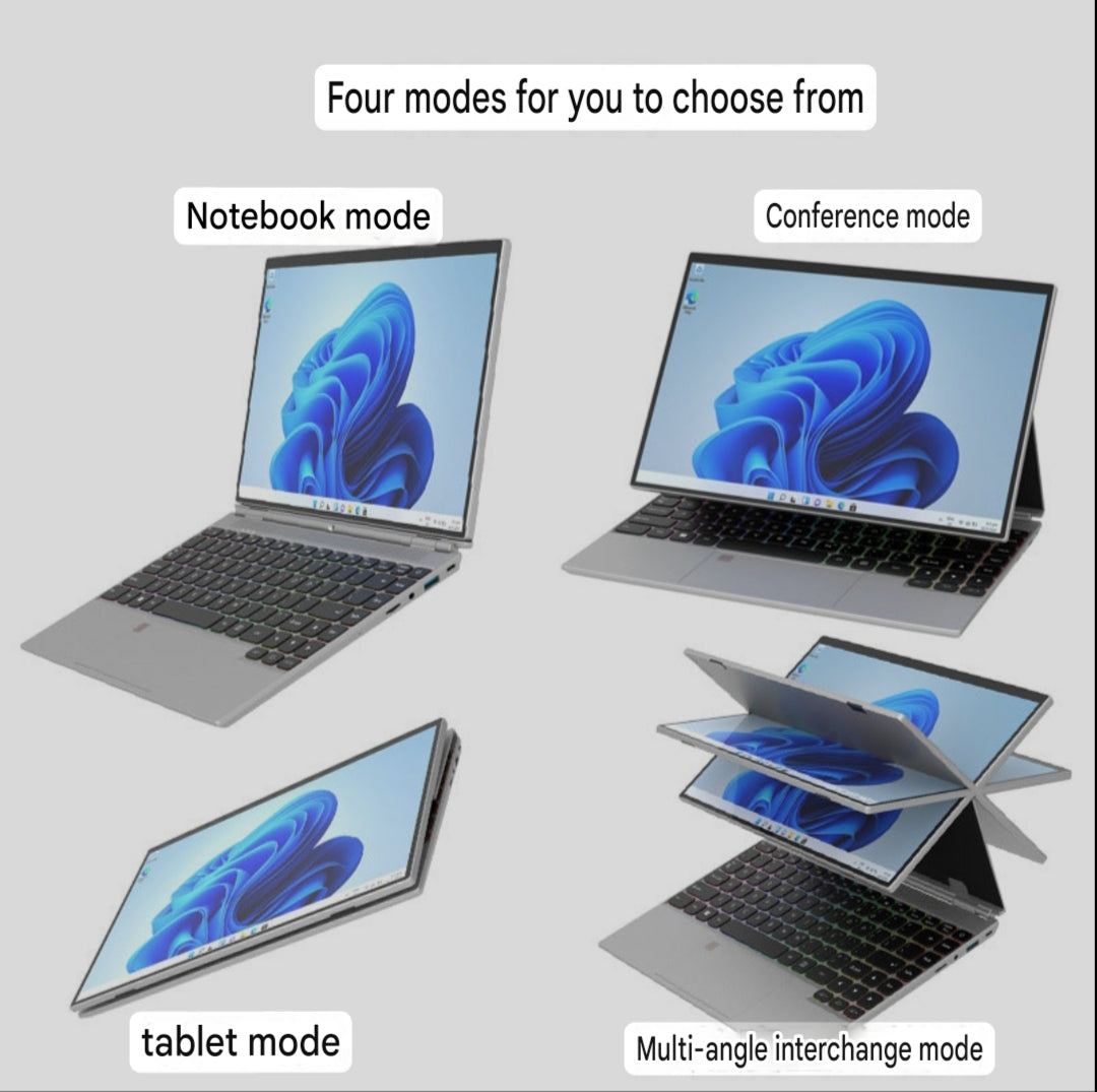 Four-In-One Touch Screen Laptop