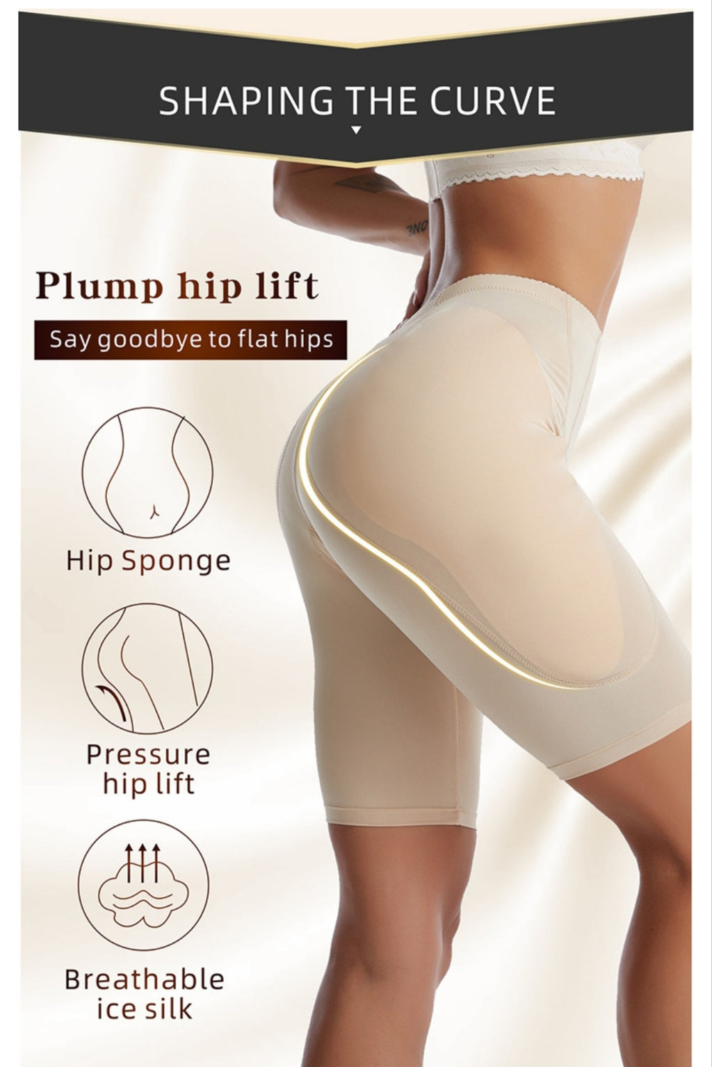 Butt Enlargement-Span Body Shaping Pants,