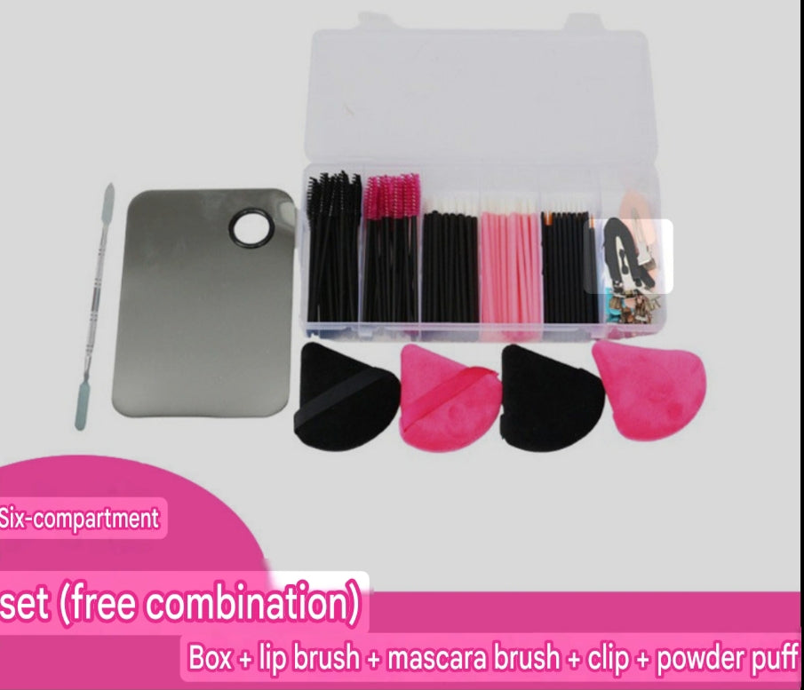 Storage Box-Multi-compartment with Disposable Brushes