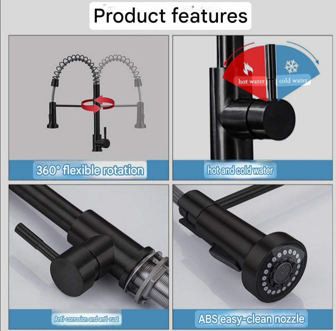Rotating Splash-proof Faucet