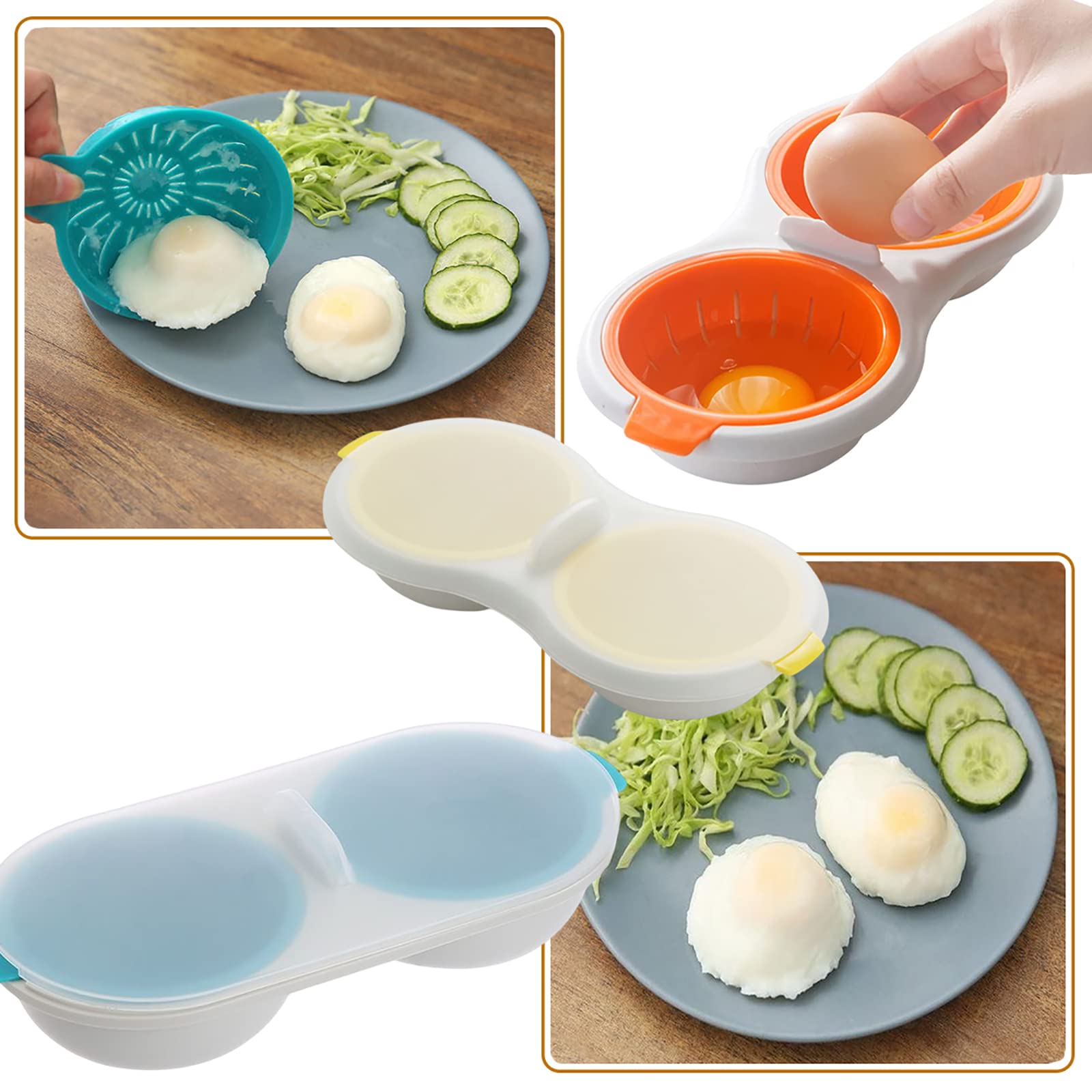 Microwave Oven Egg Steamer