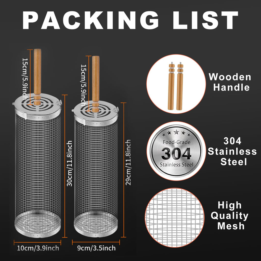 Rolling Barbecue Cage-Outdoor