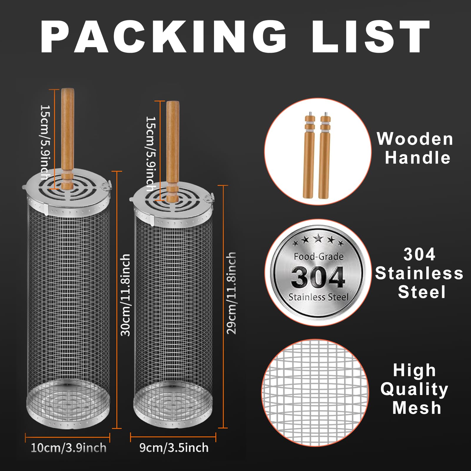 Rolling Barbecue Cage-Outdoor