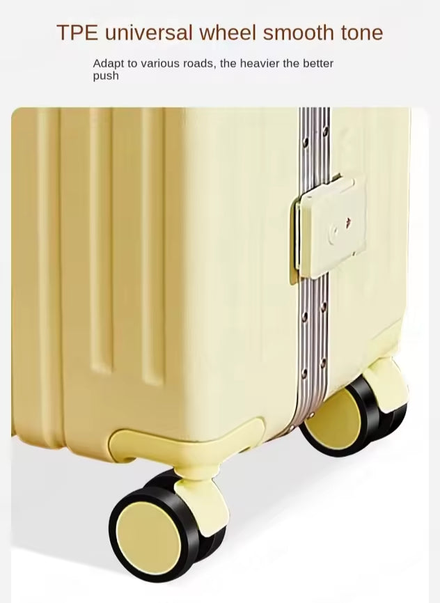 Wide Handle Front opening Luggage